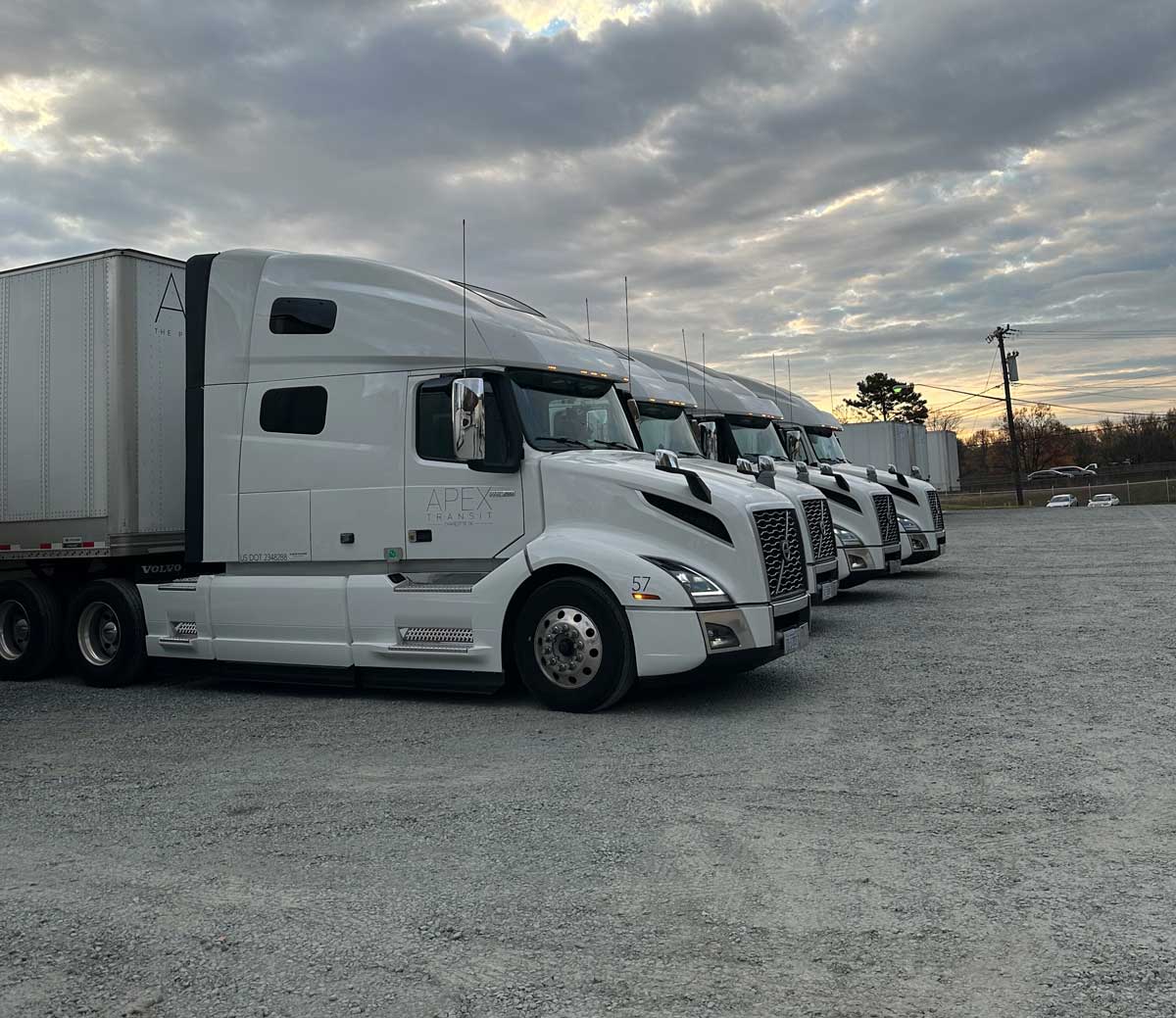 APEX Transit trucks